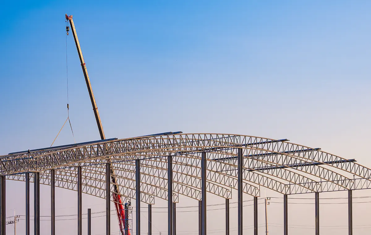 Warehouse metal constructions