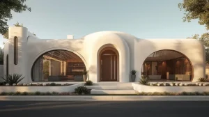 Rumah bergaya lengkung