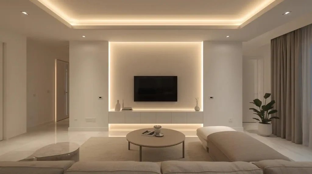 Ruang modern dengan gaya smart integrated luxury