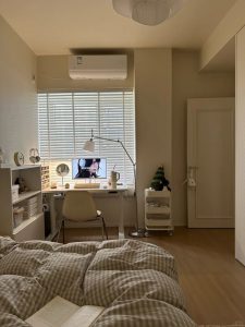 kamar estetik sederhana